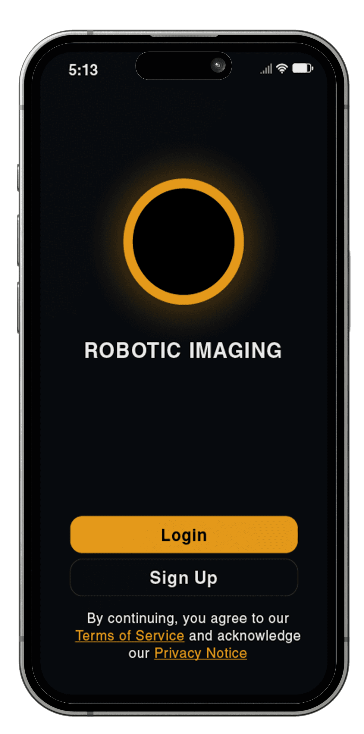 Mobile Capture App - Screen 1